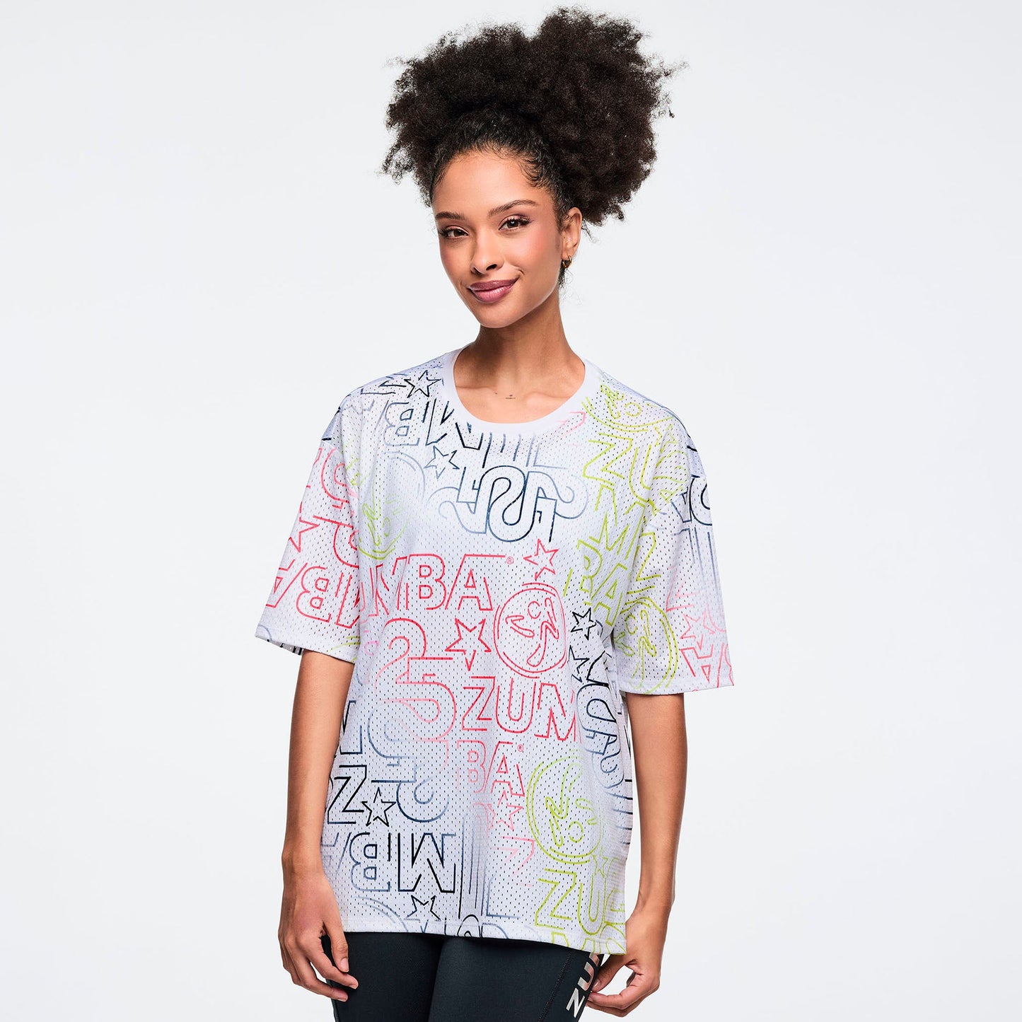 Zumba 25 Boxy Mesh Top