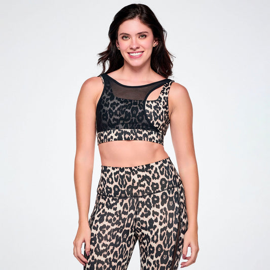Rock 'n' Roll Z-Lift Square Neck Bra With Mesh Z1T001283
