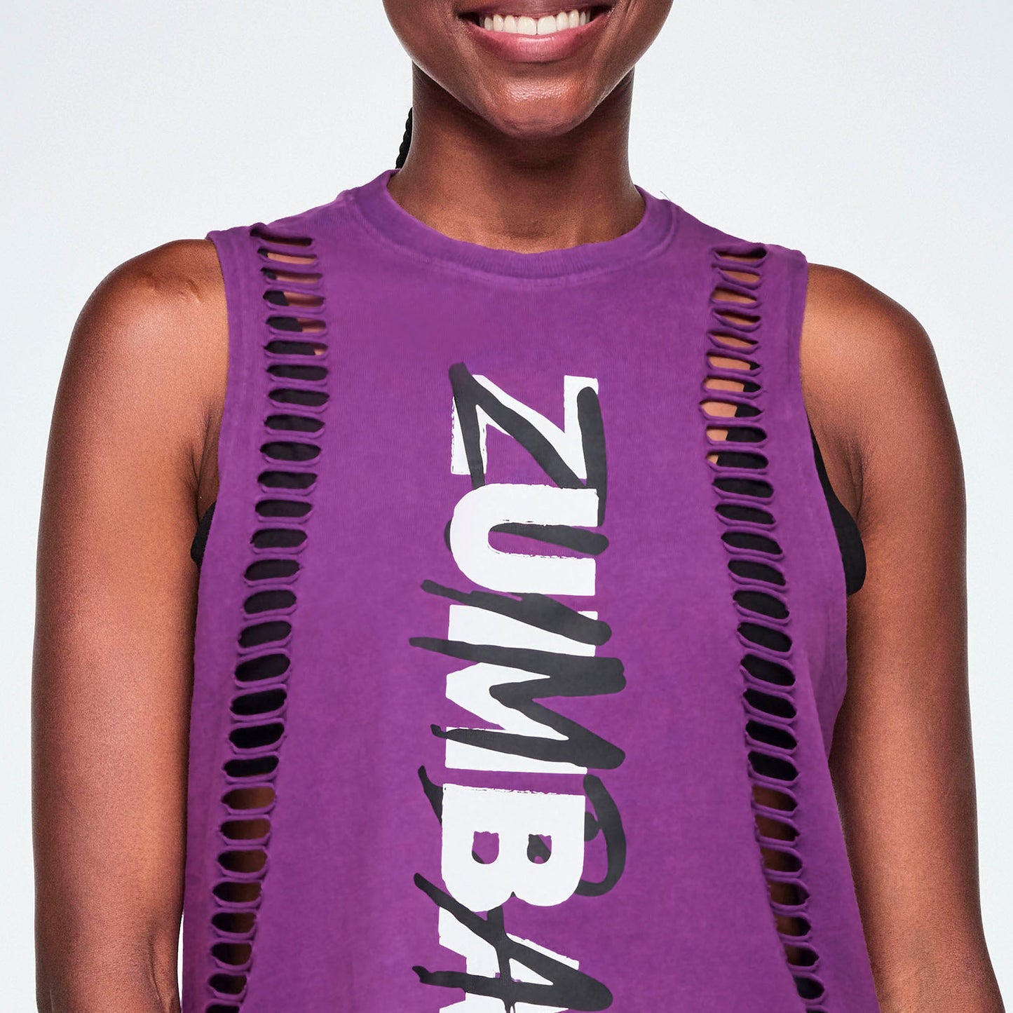 Rock 'n' Roll Muscle Tank With Slashes Z1T001285