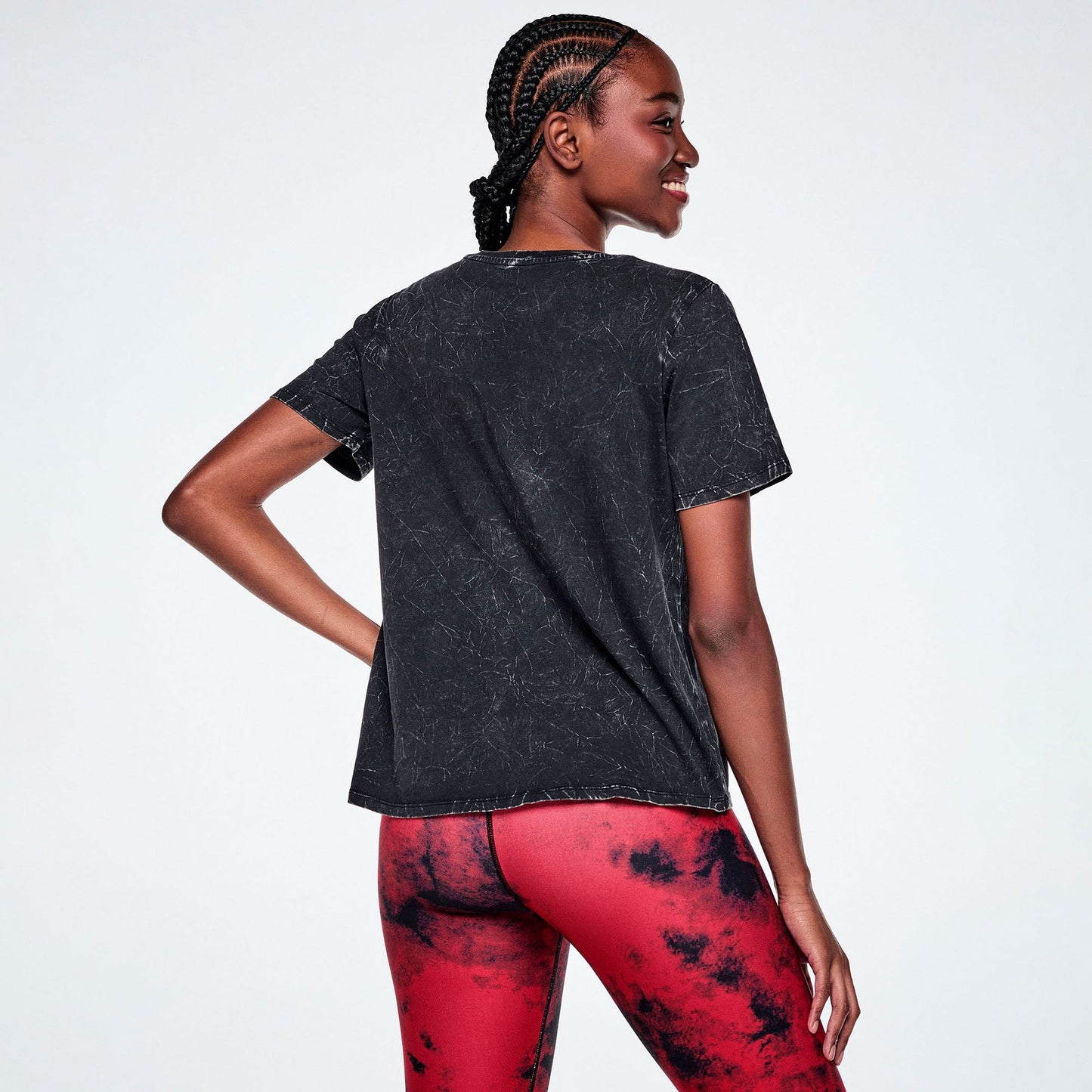 Rock 'n' Roll Loose Crew Neck Tee Z1T001302