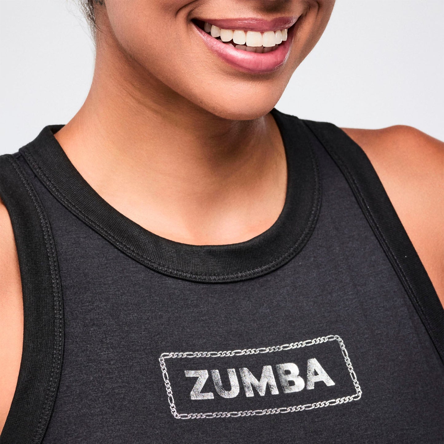 Dale-Z High Neck Racerback Tank - Black Z1T001313