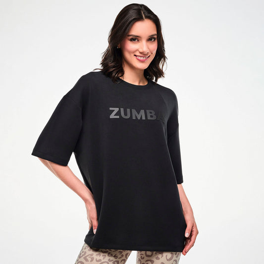 Zumba Modal Drop Shoulder Oversized Top