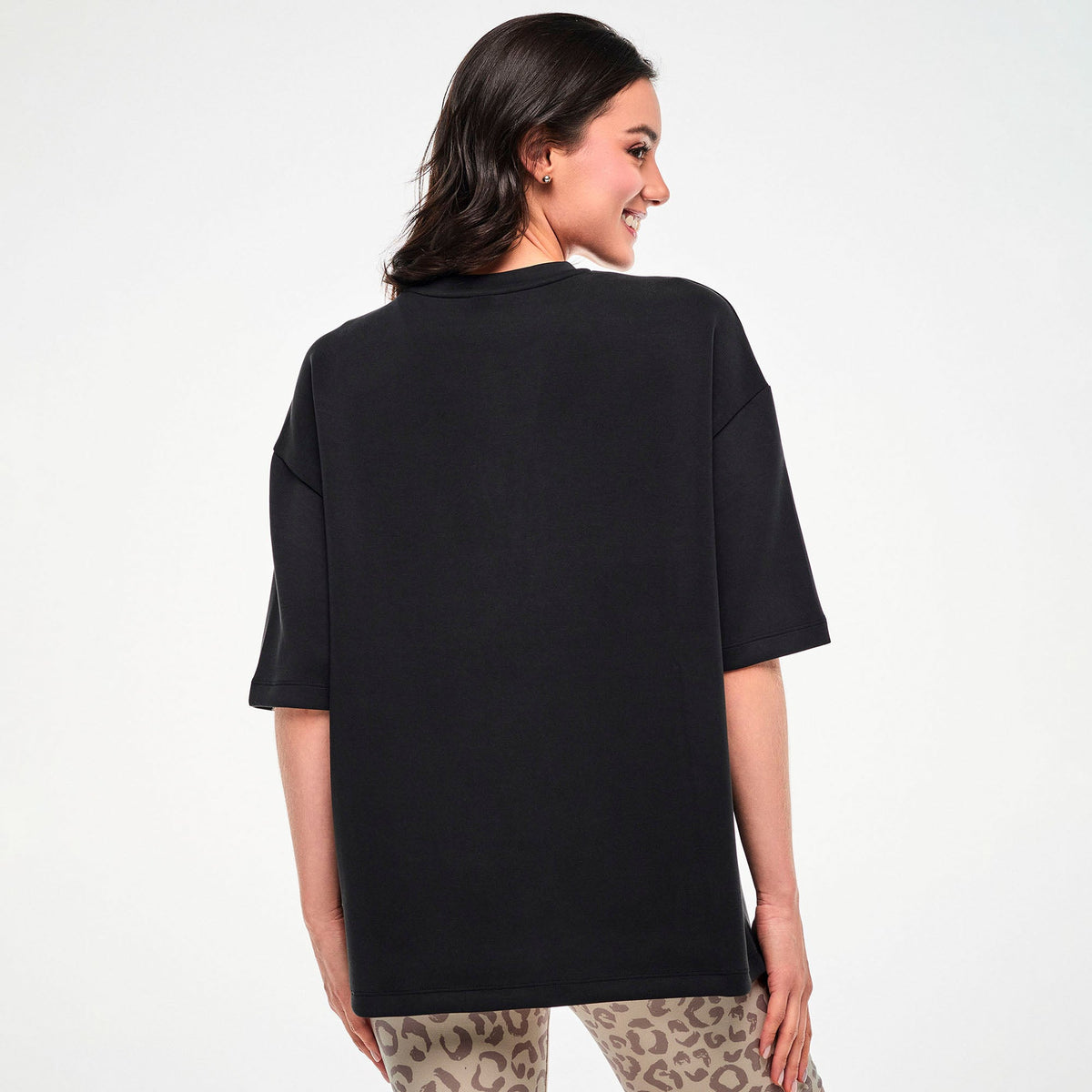 Zumba Modal Drop Shoulder Oversized Top