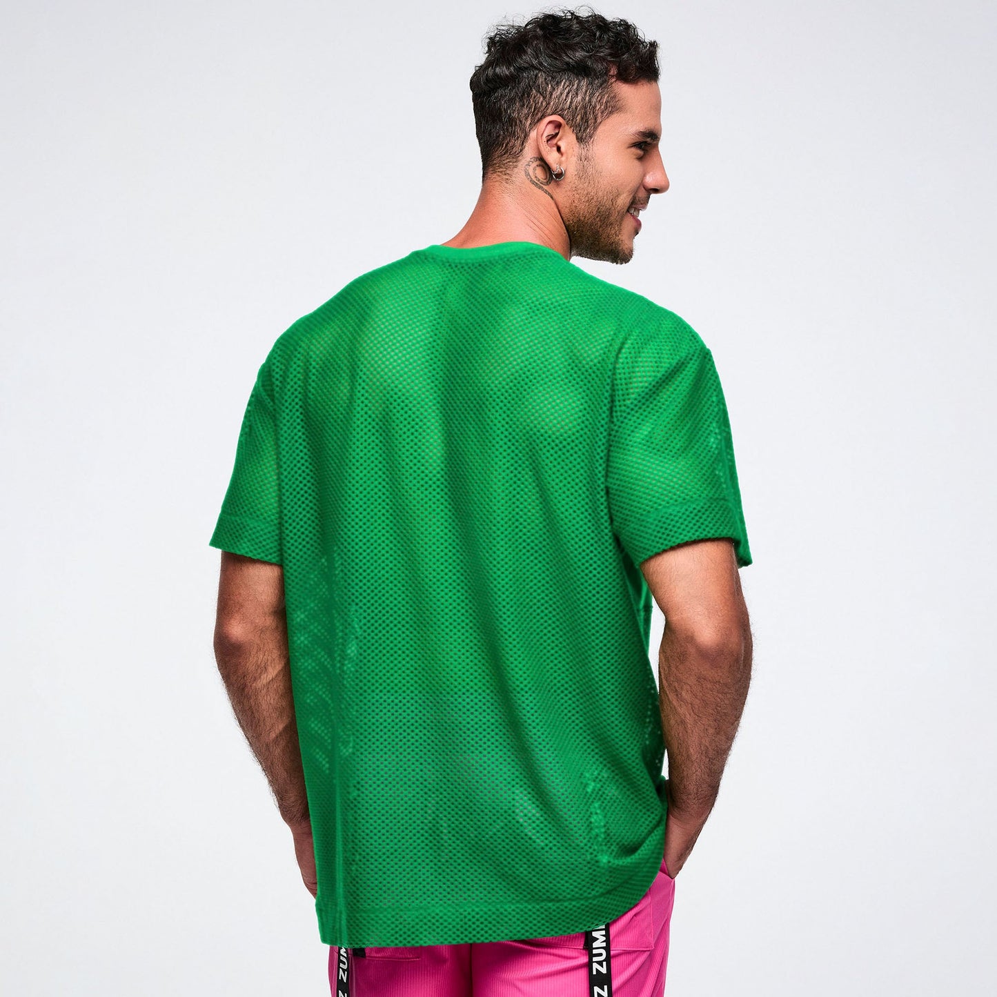 Colour Spree Boxy Mesh Top