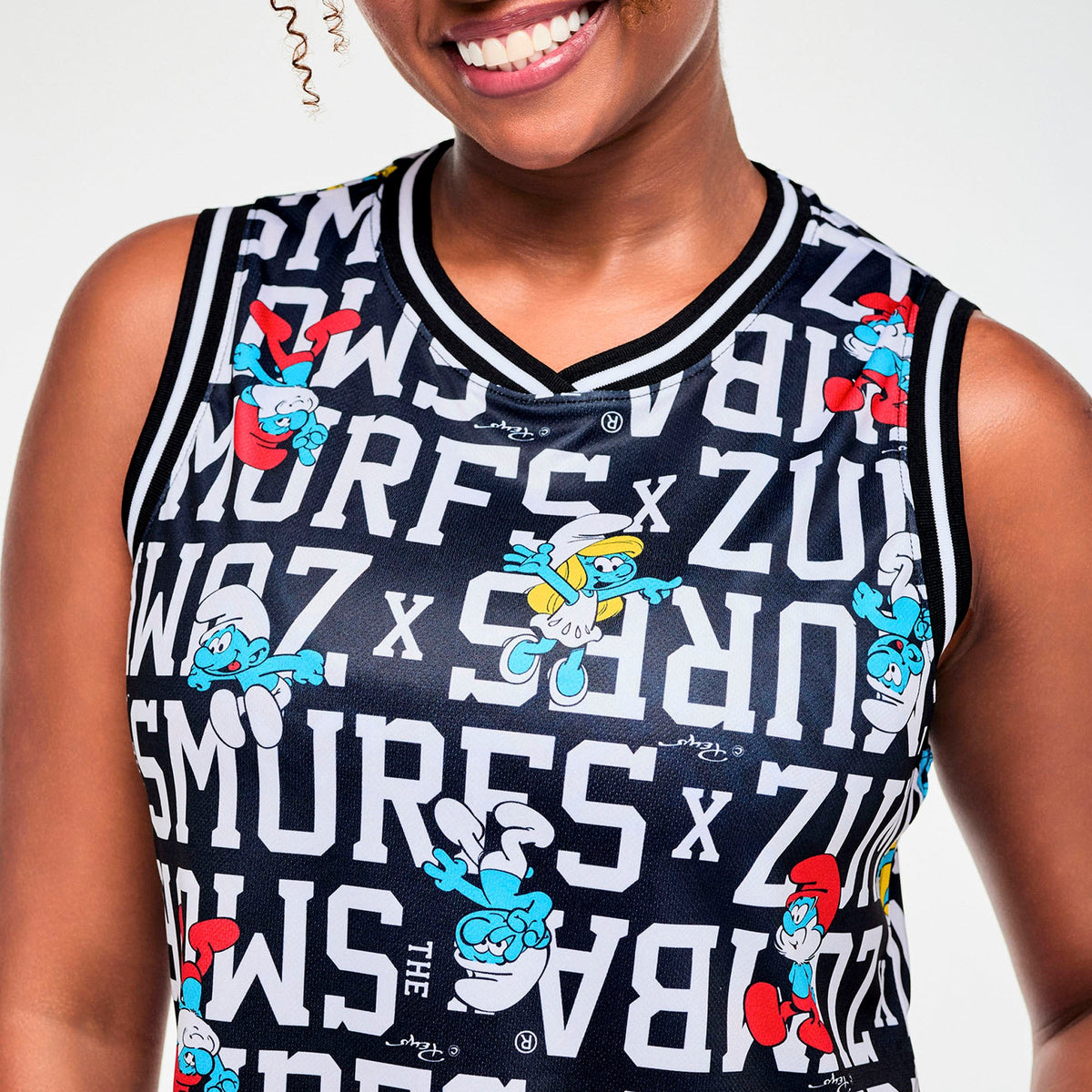 Zumba X The Smurfs Crop Loose Tank