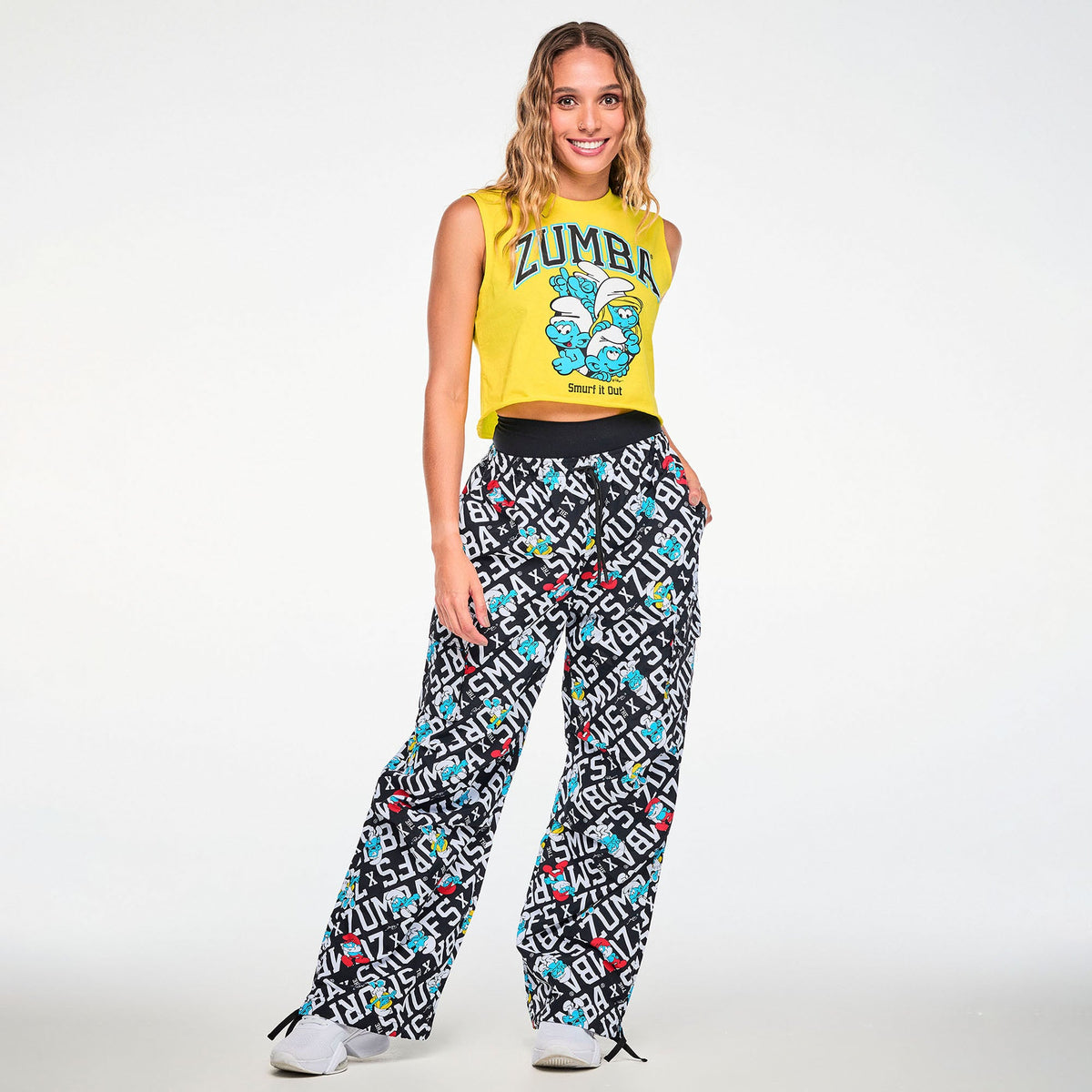 Zumba X The Smurfs Muscle Crop Tank