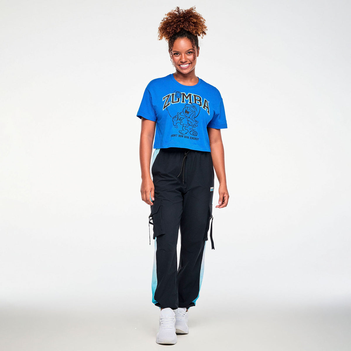 Zumba X The Smurfs Crew Neck Crop Top