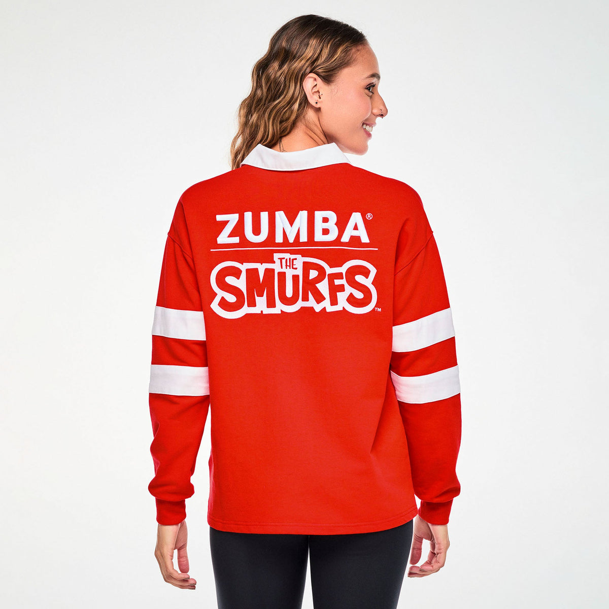 Zumba X The Smurfs Long Sleeve Polo