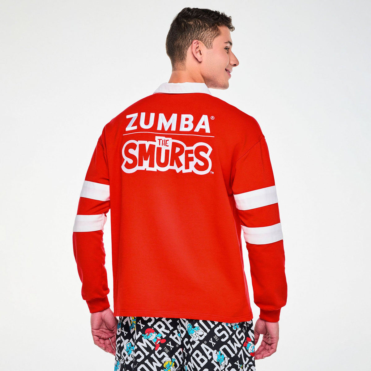 Zumba X The Smurfs Long Sleeve Polo