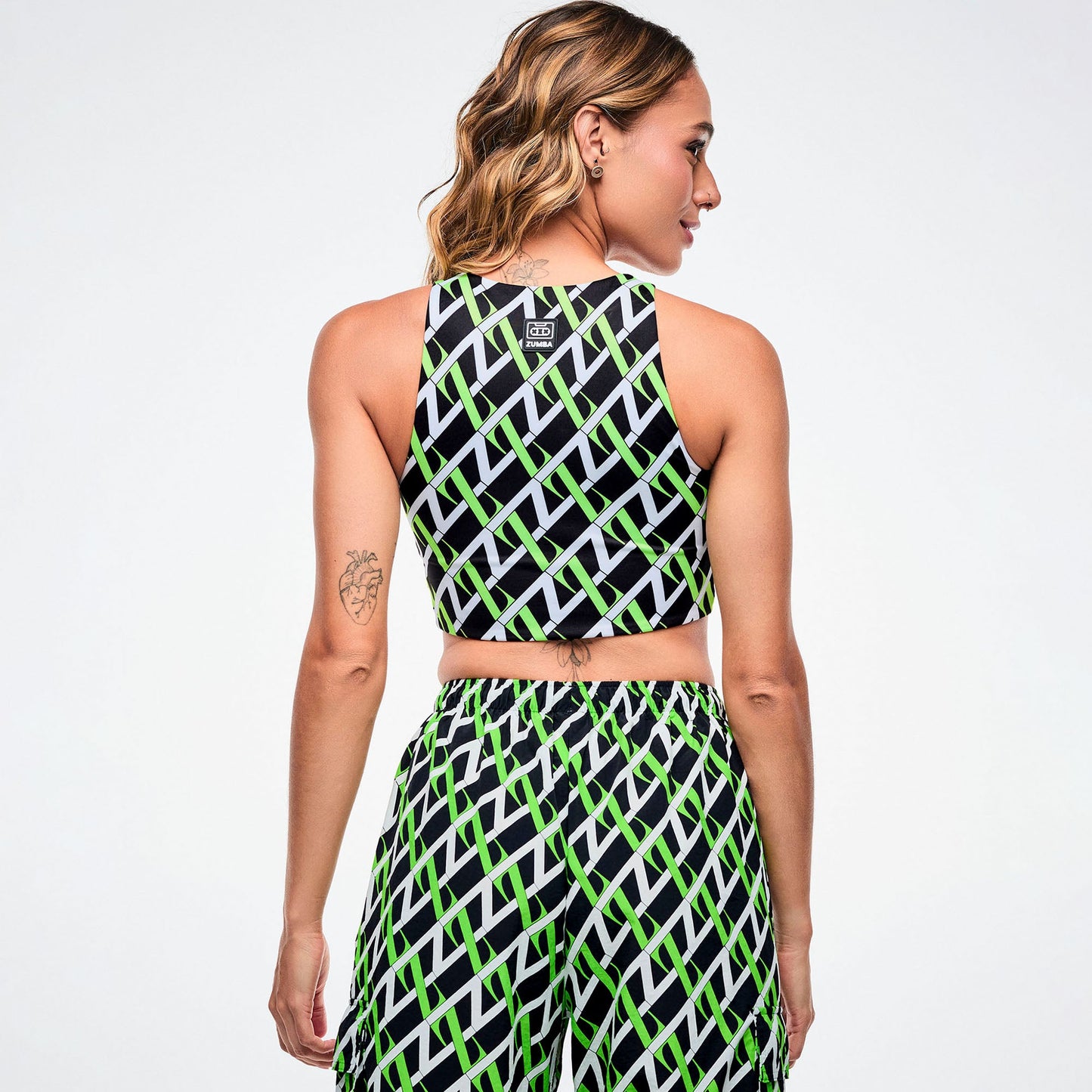Dale-Z High Neck Crop Top Z1T001377