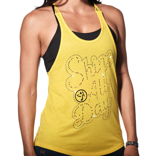 Shine All Day Tank With Swarovski Crystals