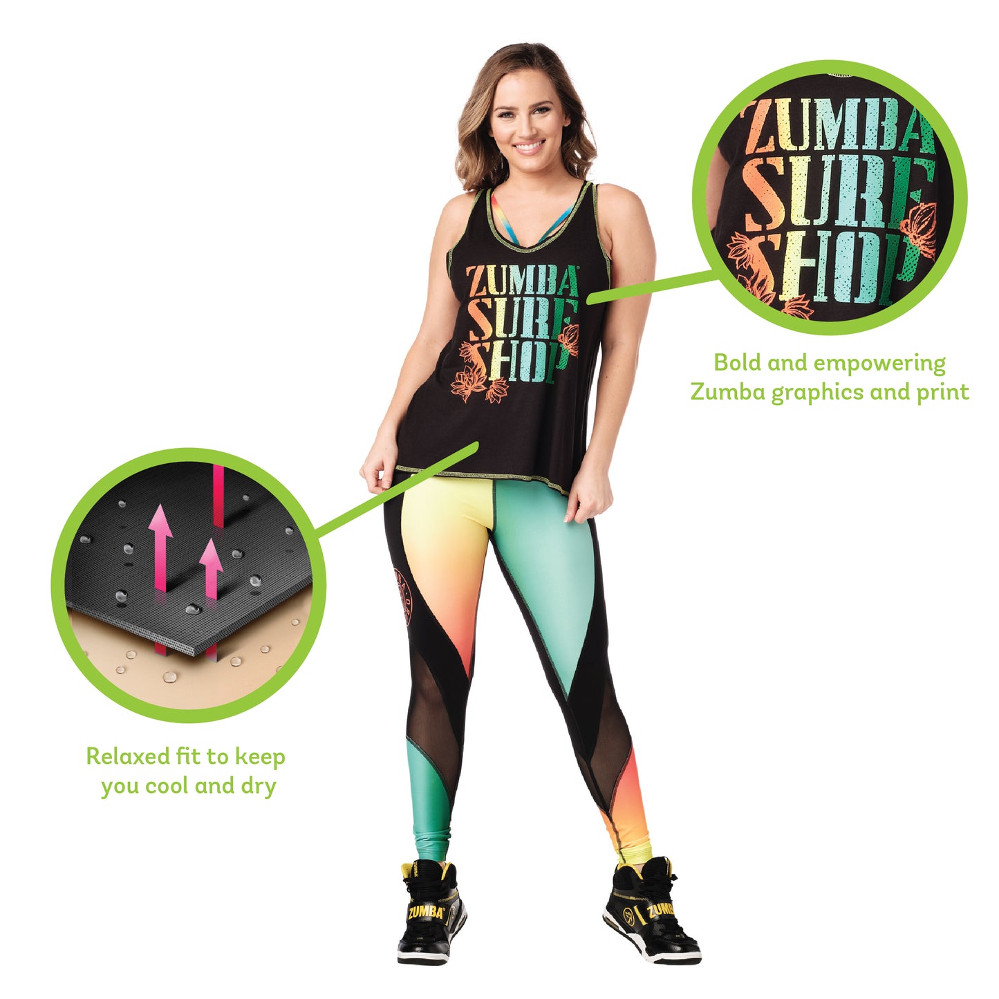 Zumba Surf Shop Tank Zumba Surf Shop Tank