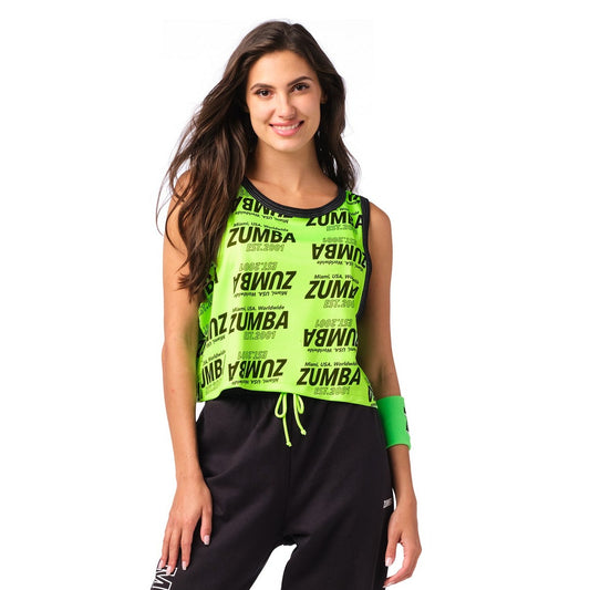 Zumba Jersey Crop Tank