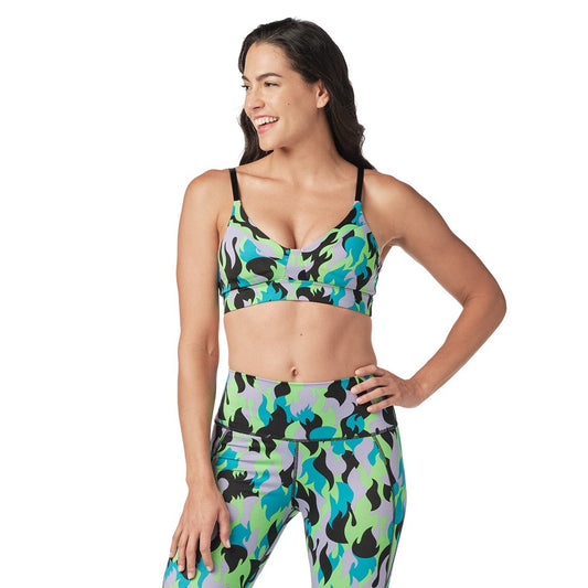 Zumba Camo Flame Bra