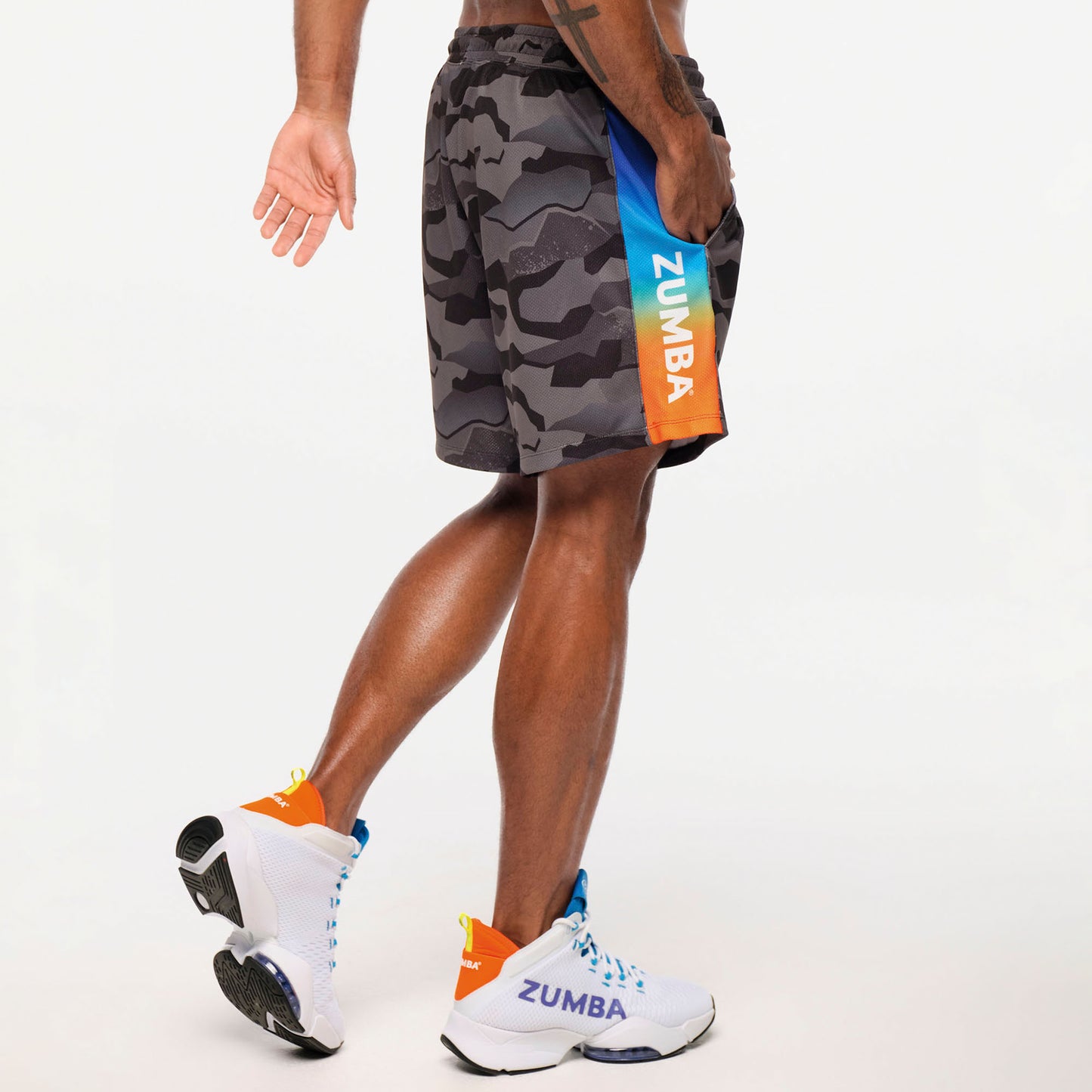 Zumba Explore Men’s Mesh Shorts With Inserts