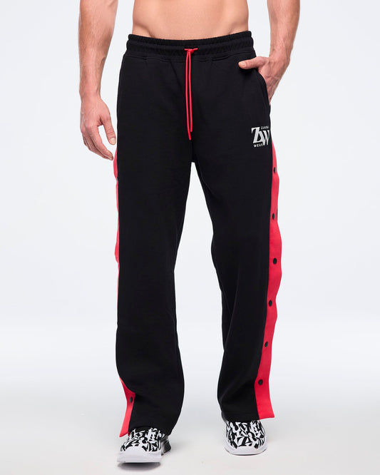 Zumba Haus Men's Knit Pants With Side Snaps