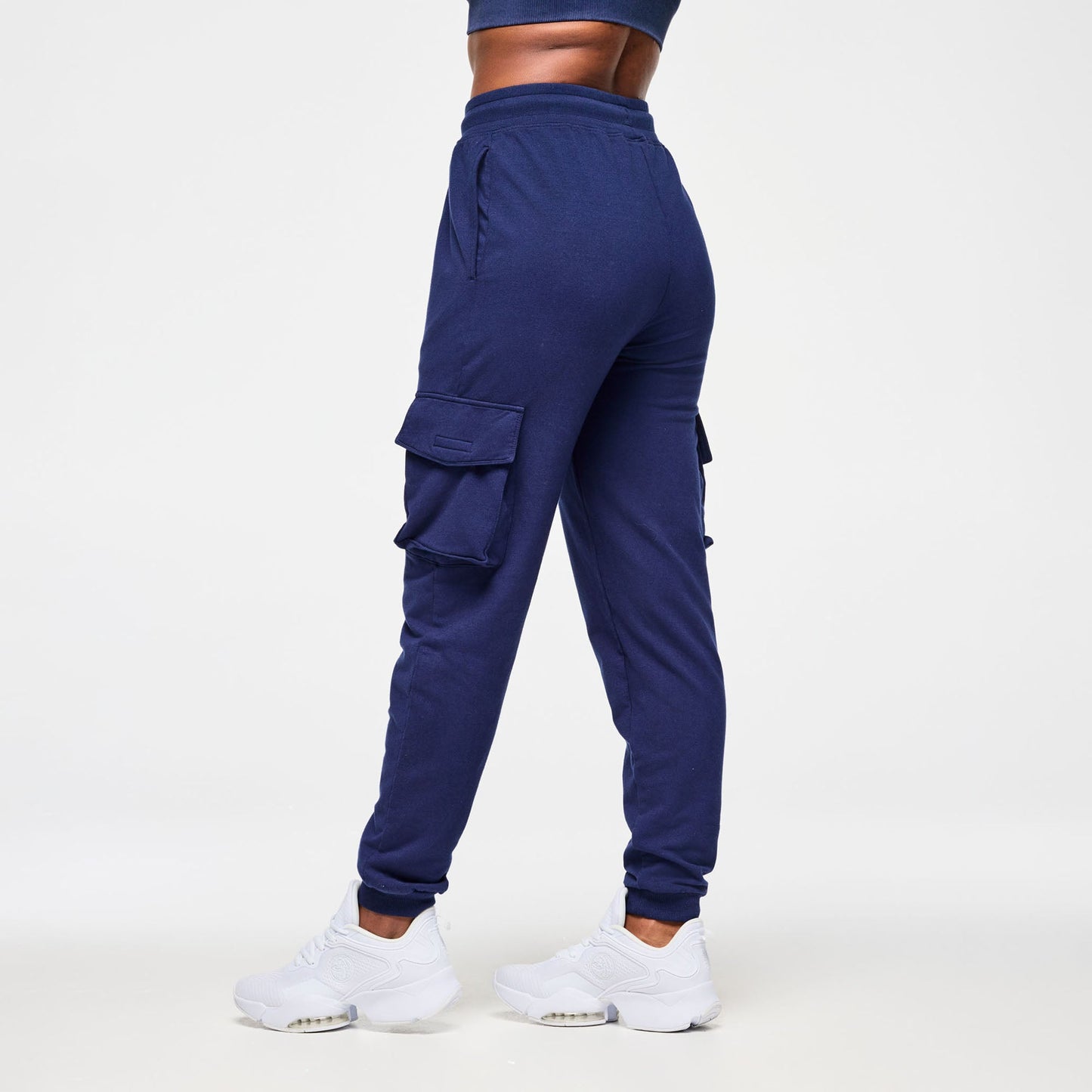 Blue Jean Men's Knit Denim Cargo Pants