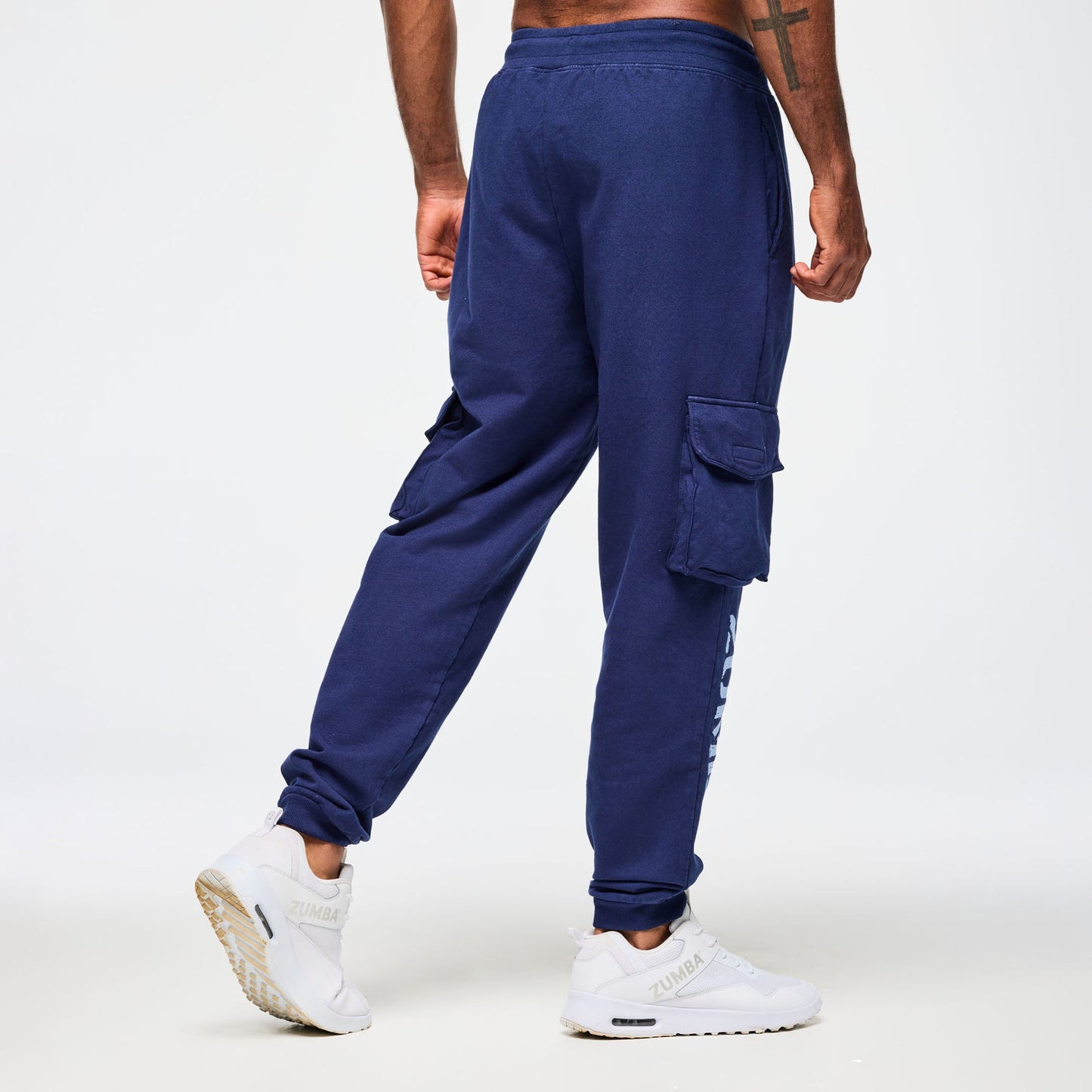 Blue Jean Men's Knit Denim Cargo Pants