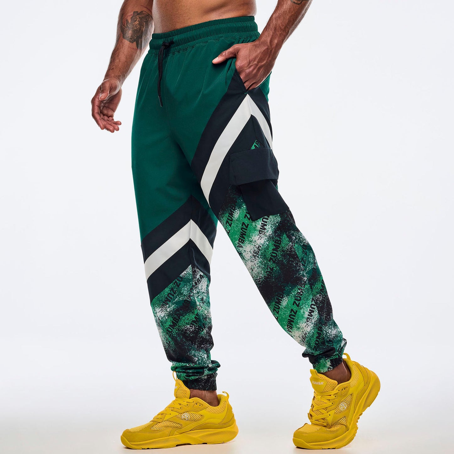 Apres Zumba Men's Woven Cargo Pants