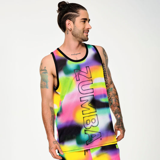 Zumba Tropidelic Mesh Basketball Tank