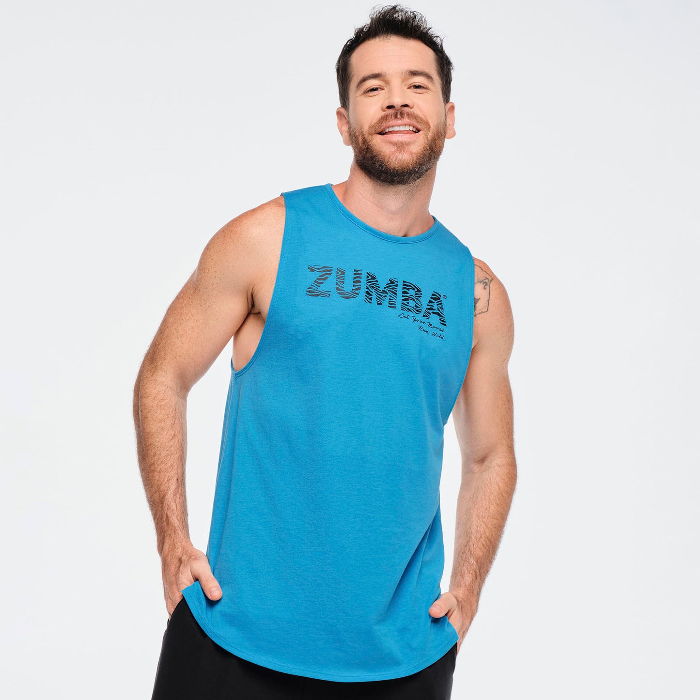 Funscape Round Hem Men’s High Neck Tank