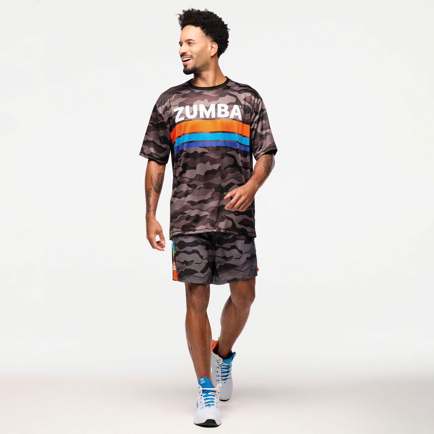 Zumba Explore Men’s Mesh Crew Neck Tee