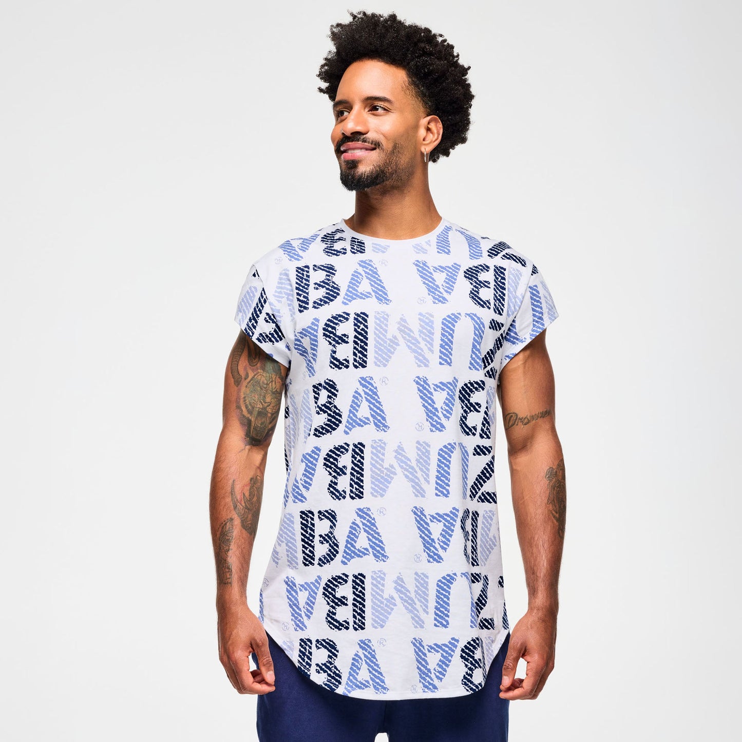 Blue Jean Men's Round Hem Tee