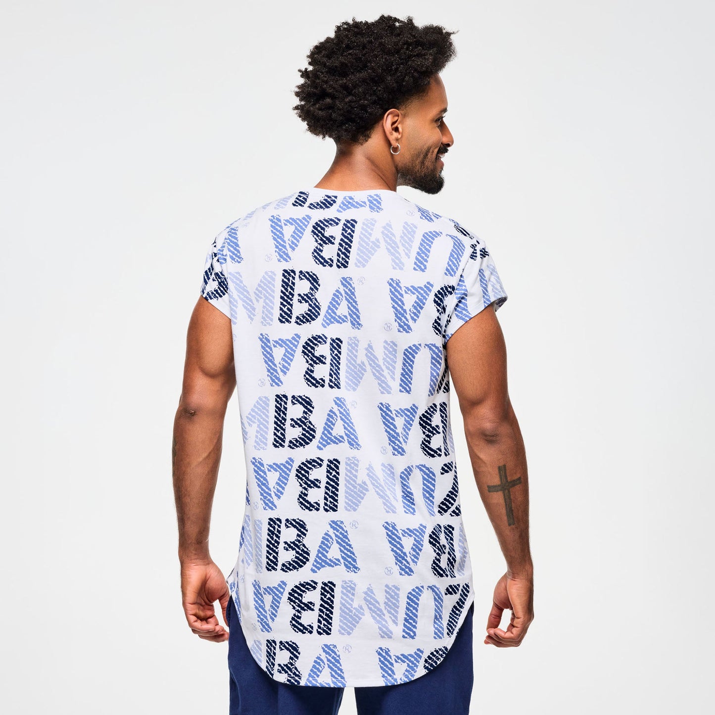 Blue Jean Men's Round Hem Tee