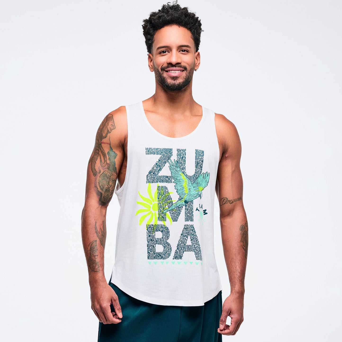 Latin Movement Men's Open Neck Tank Z2T000124