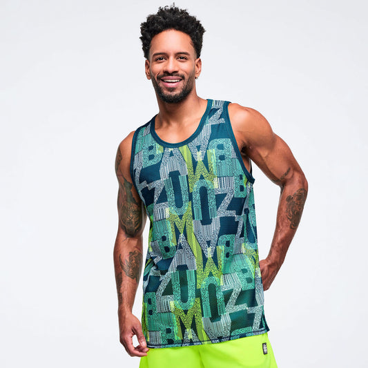 Latin Movement Men's Basketball Tank Z2T000125