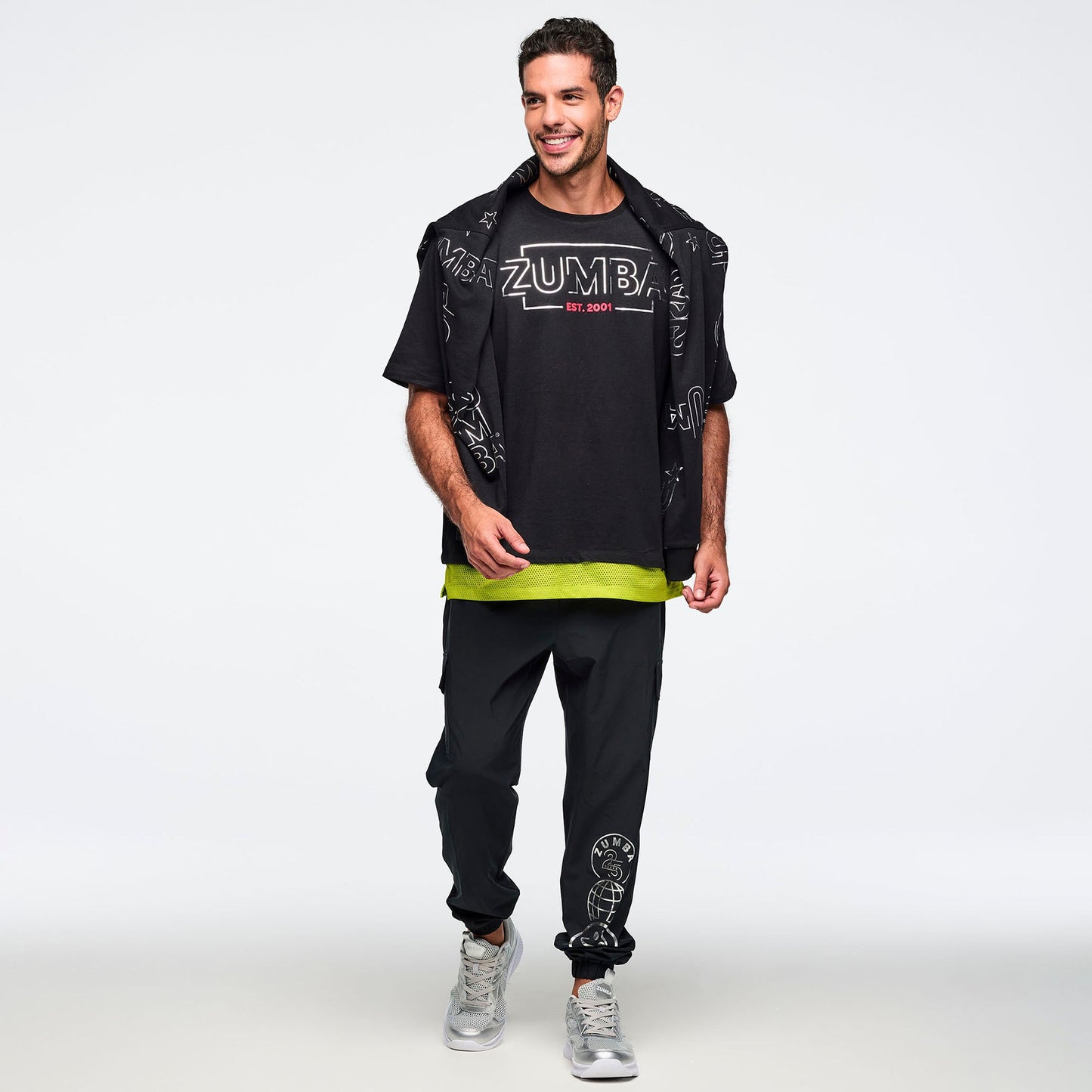 Zumba 25 Men's Tee With Double Layered Hem