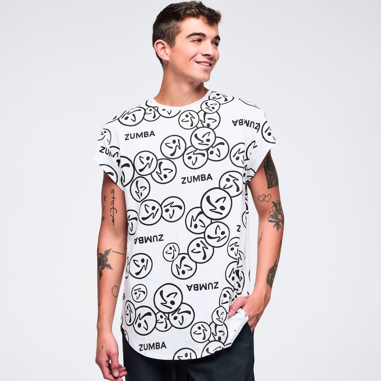 Zumba Basic Men's Round Hem Tee