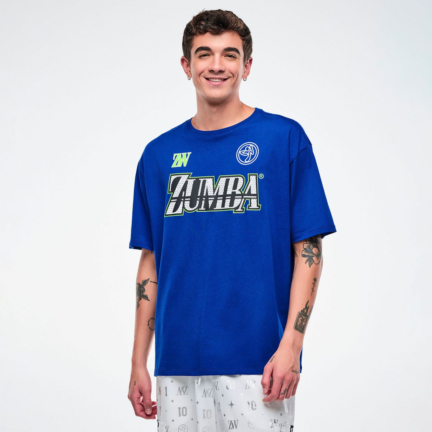 Dale-Z Men's Crew Neck Tee - Blue Z2T000166