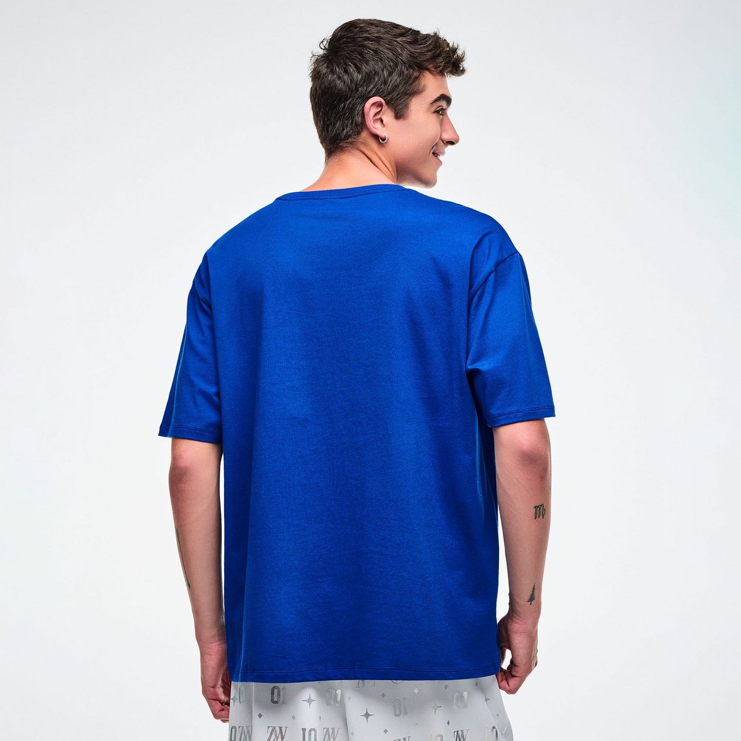 Dale-Z Men's Crew Neck Tee - Blue Z2T000166