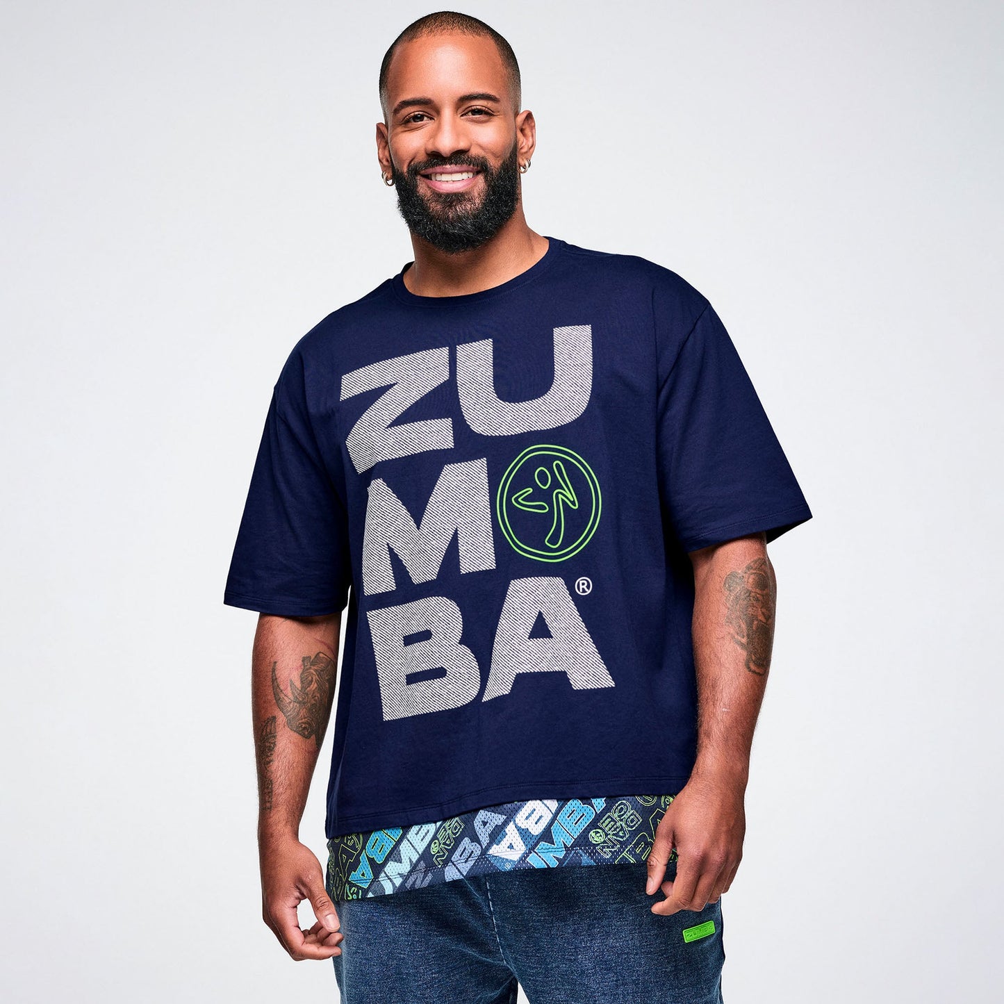 Jean Jamz Men's Double Layer Hem Tee
