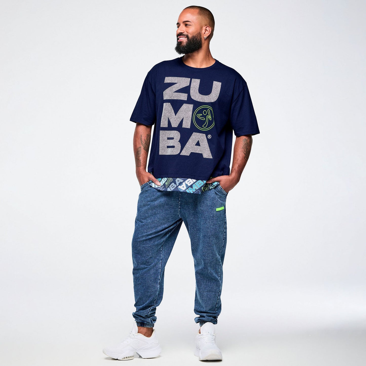 Jean Jamz Men's Double Layer Hem Tee