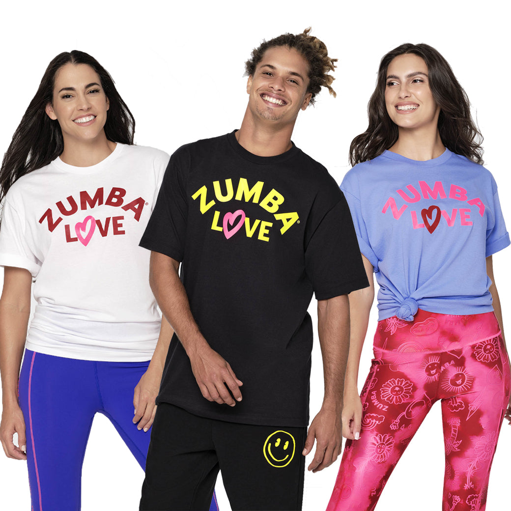 Zumba Love Tee (One Size) – zumbawearth.com