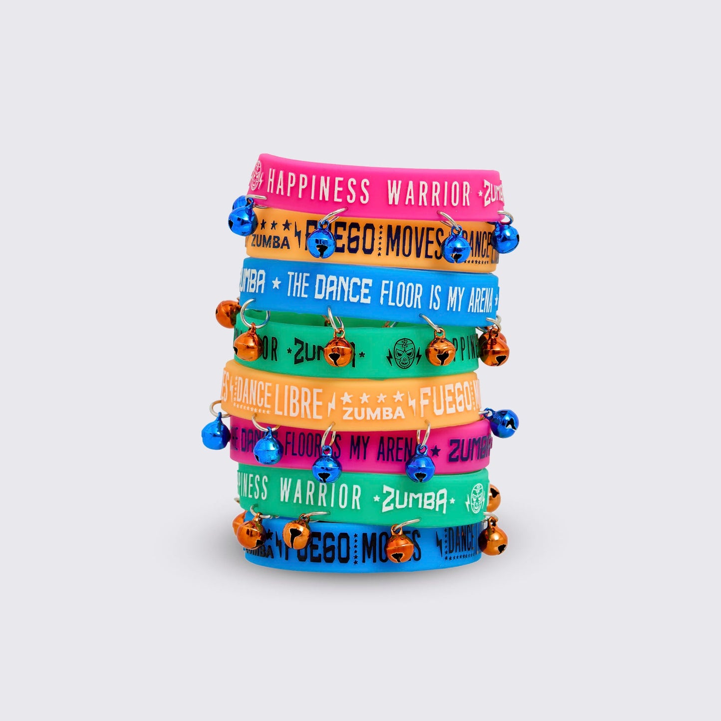 Zumba Libre Rubber Bracelets 8PK
