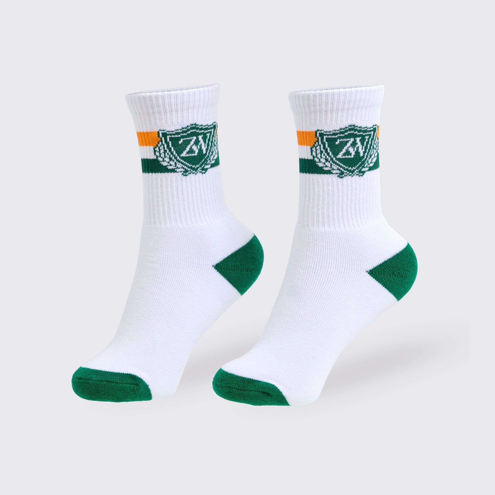 Class of 2001 Plush Half Crew Sock - Wear It Out White