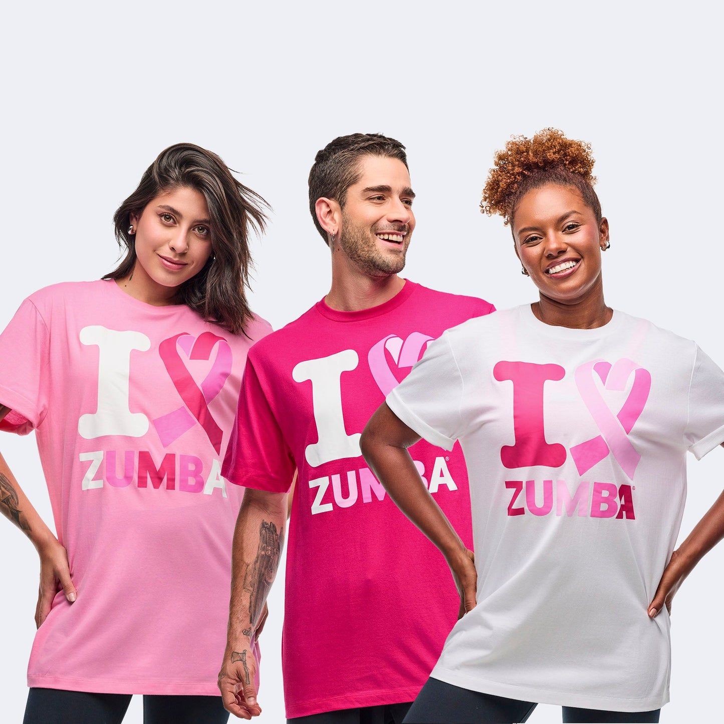 I Love Zumba Pink Tees 3PK