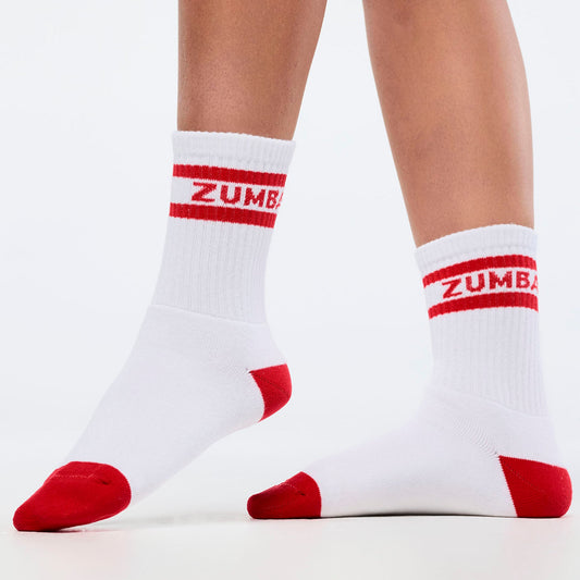 Zumba Amour Plush Half Crew Sock
