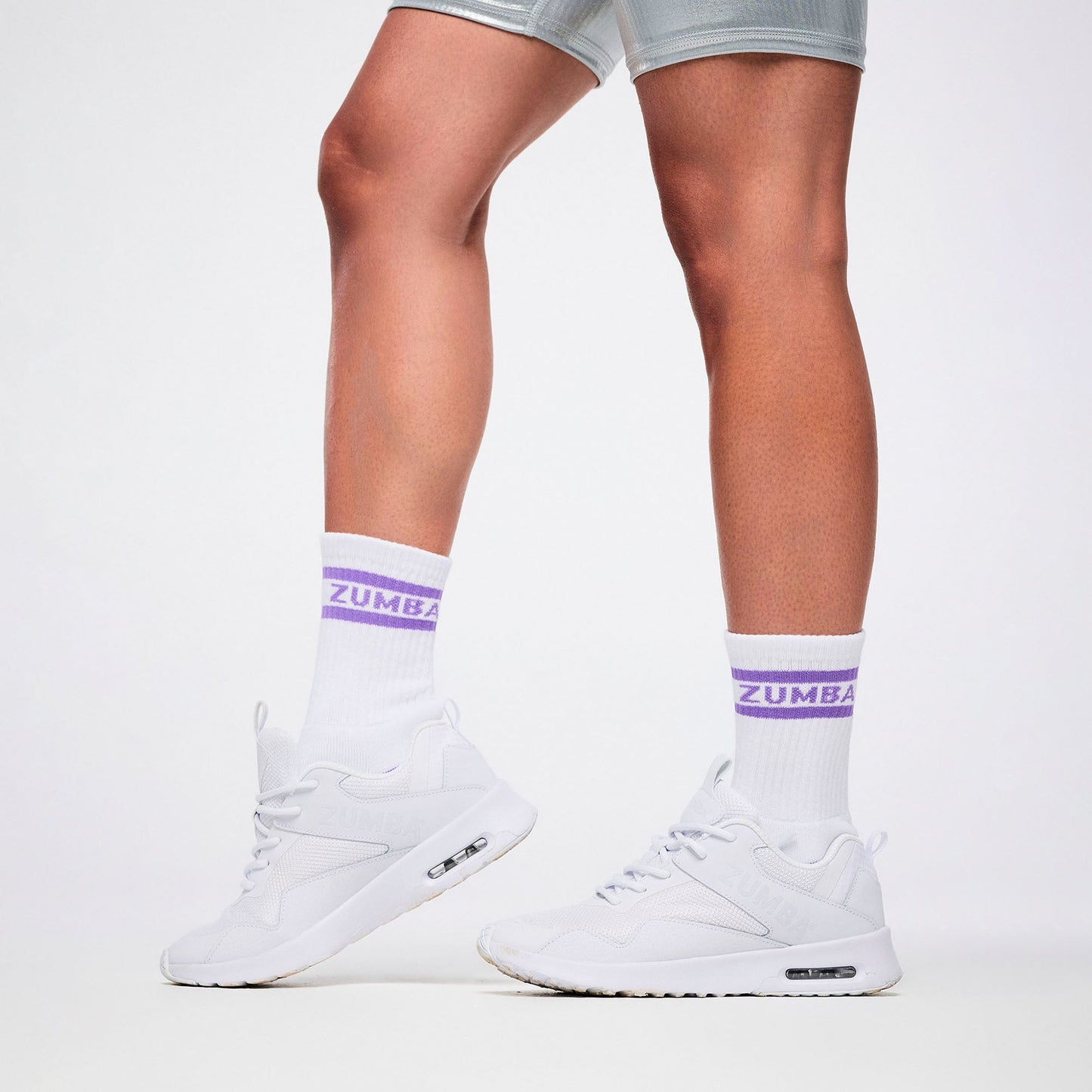 Dale-Z Plush Half Crew Sock - Groovin' Grape Z3A000335