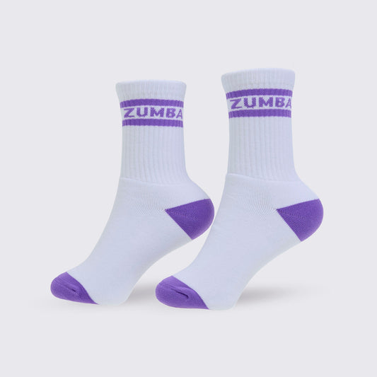 Dale-Z Plush Half Crew Sock - Groovin' Grape Z3A000335