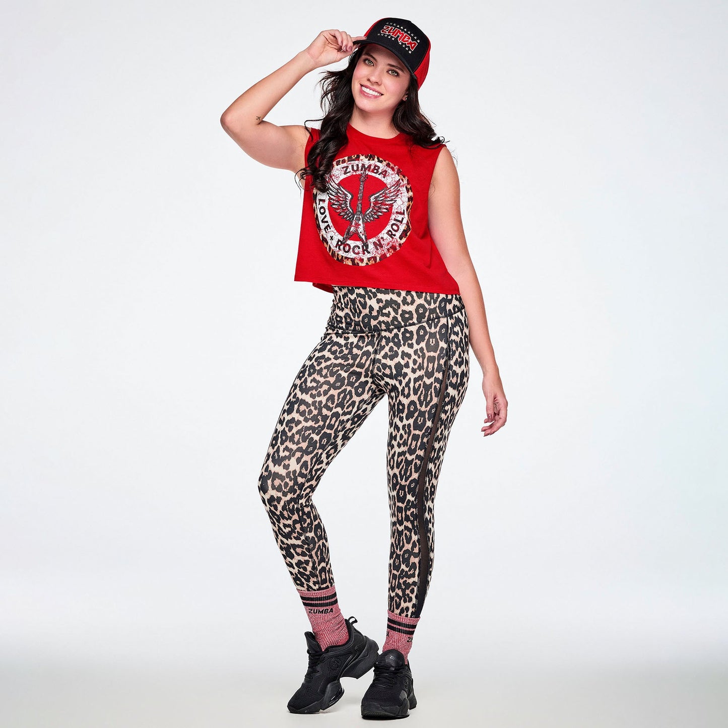 Rock 'n' Roll Curved Brim Mesh Hat Z3A000350