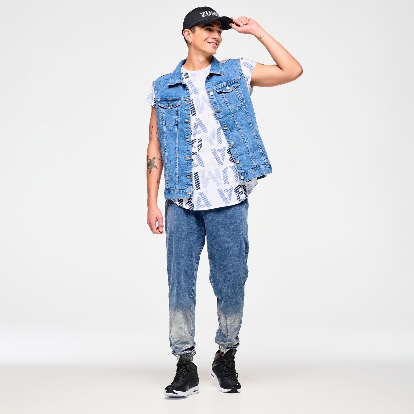 Blue Jean Zumba Denim Shorts