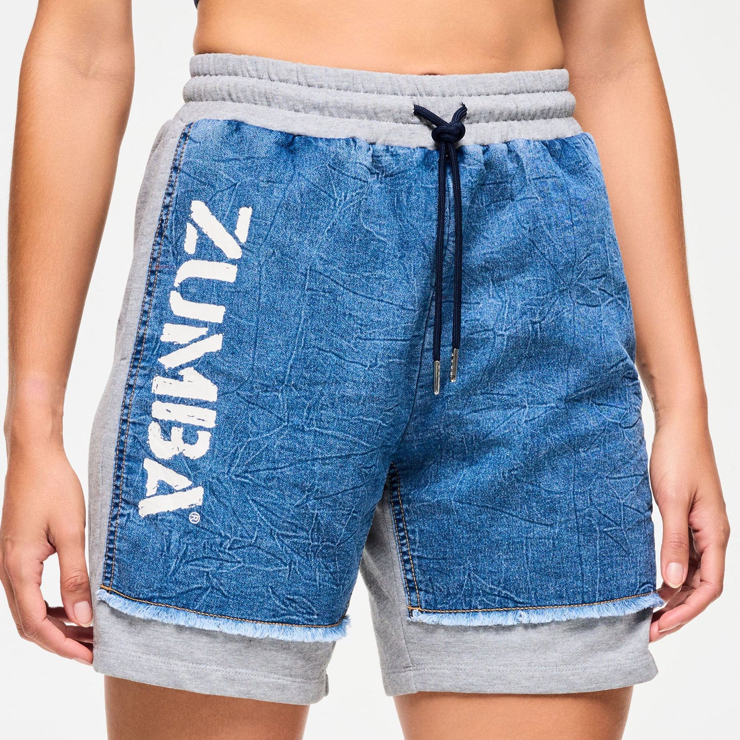 Blue Jean Zumba Denim Shorts