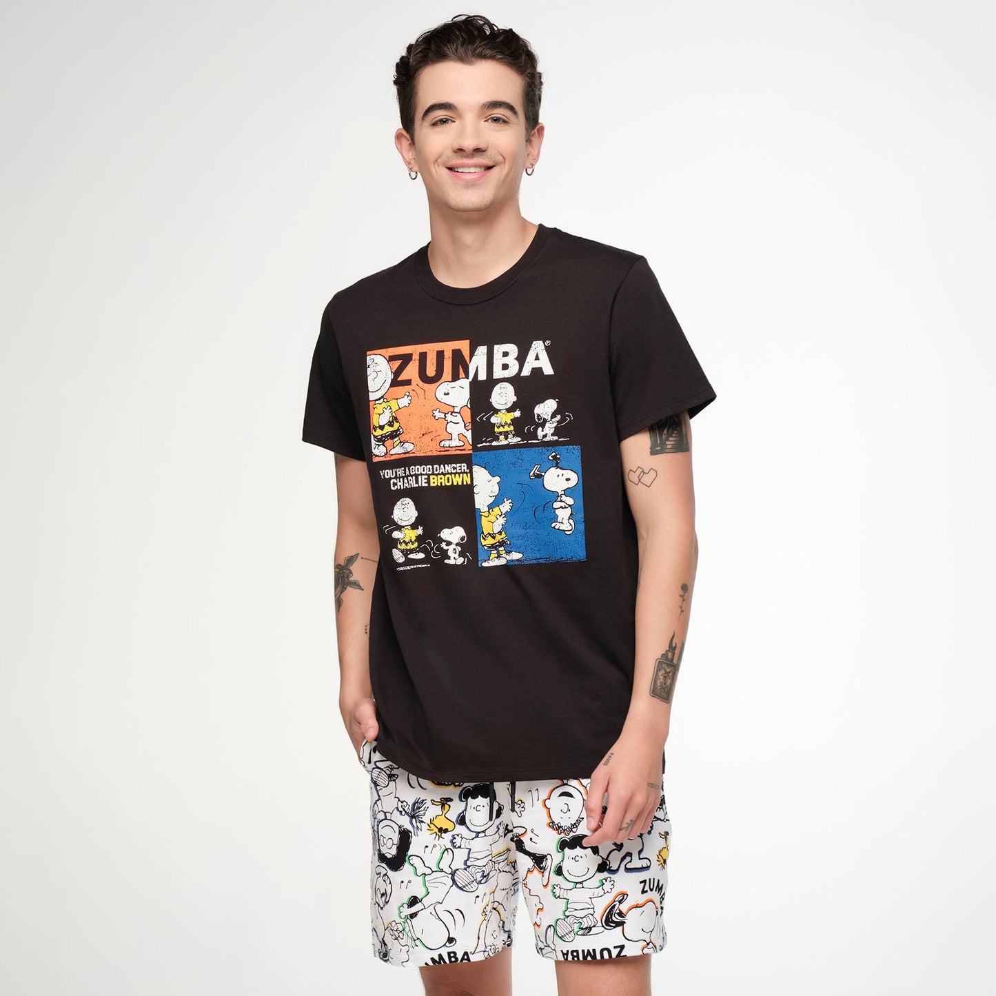 Zumba X Peanuts Crew Neck Tee