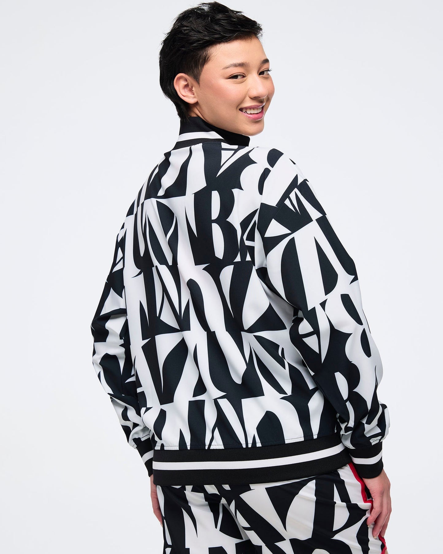 Zumba Haus Oversized Woven Track Jacket