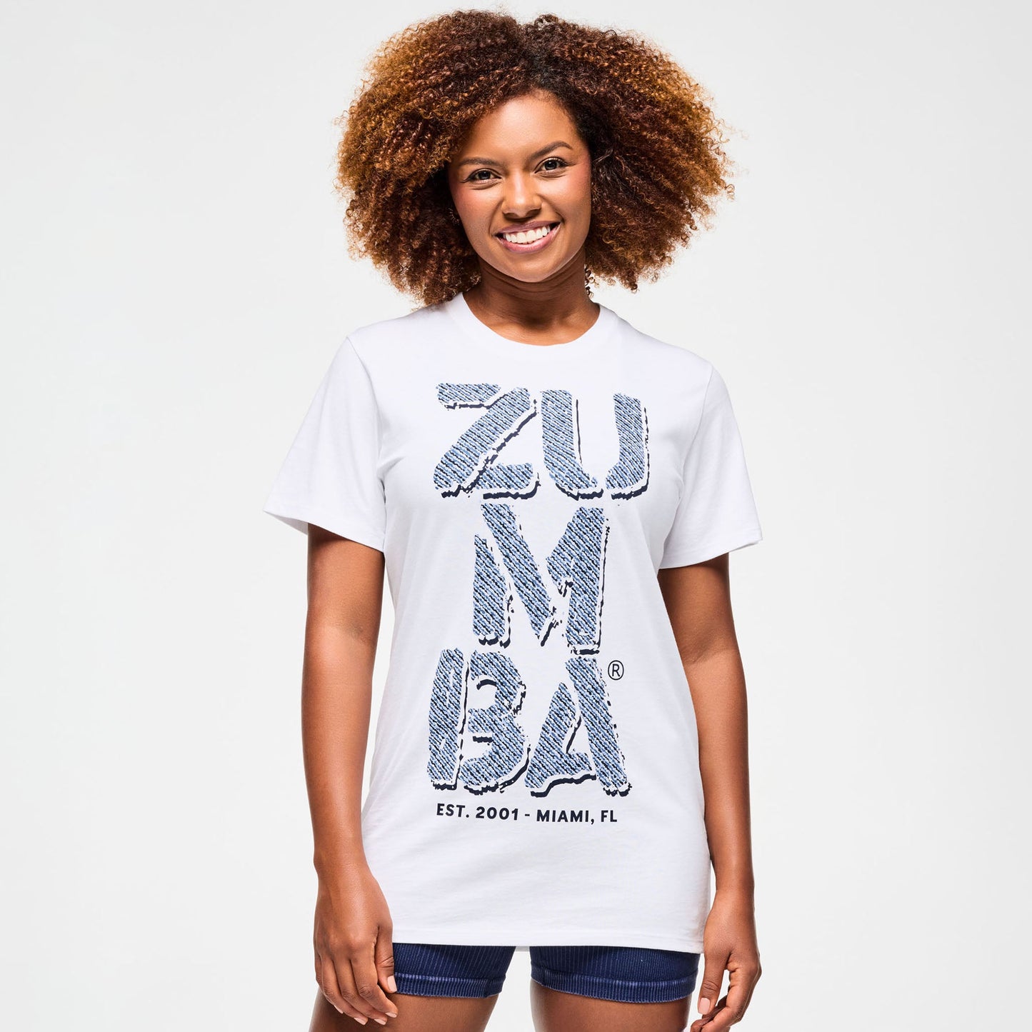 Blue Jean Crew Neck Tee