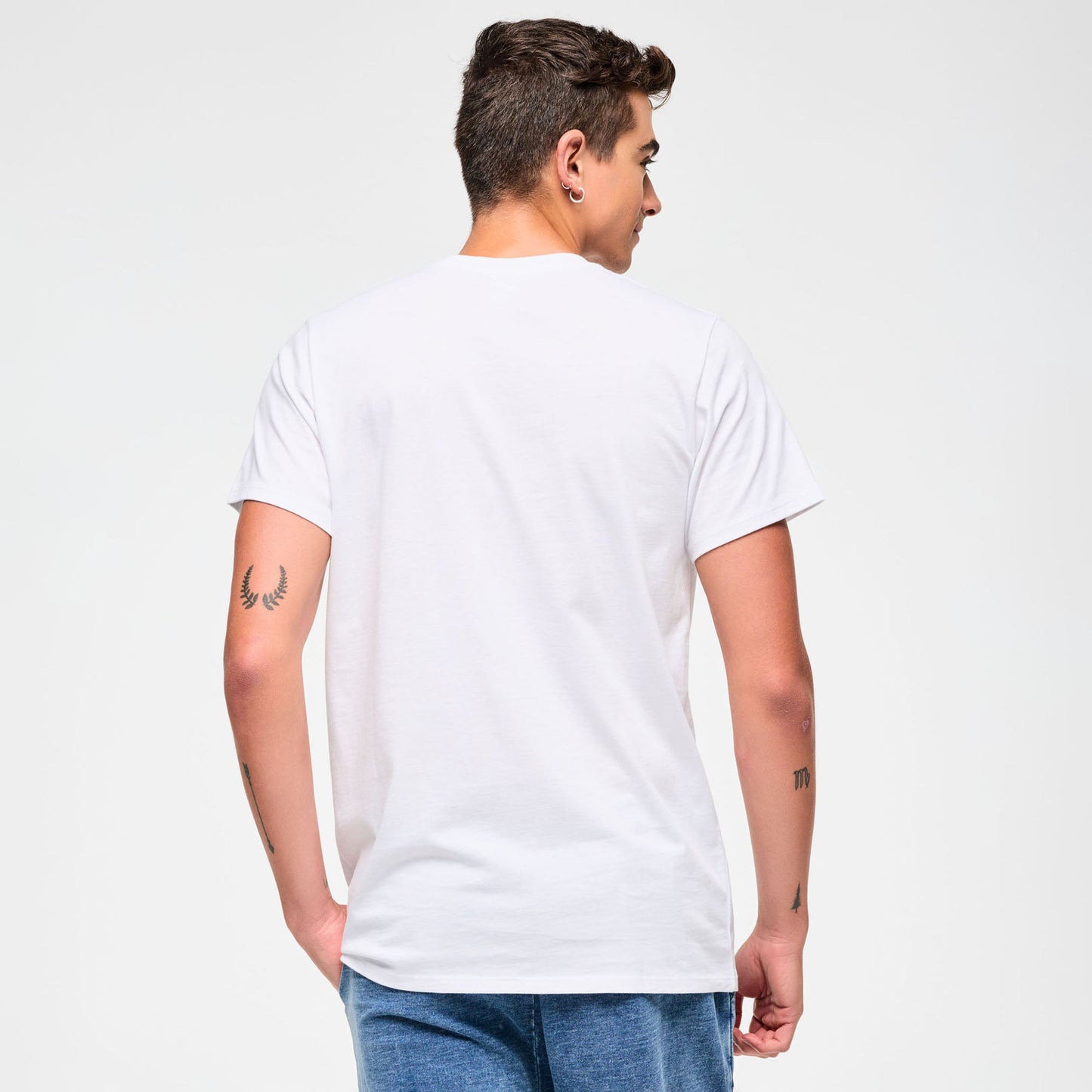 Blue Jean Crew Neck Tee